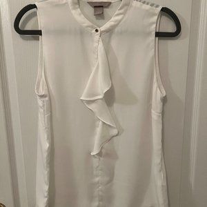 Women's Work Sleeveless Blouse White